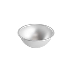 Fat Daddio's 6 in. Hemisphere/Ball Cake Pan Silver 1 pc