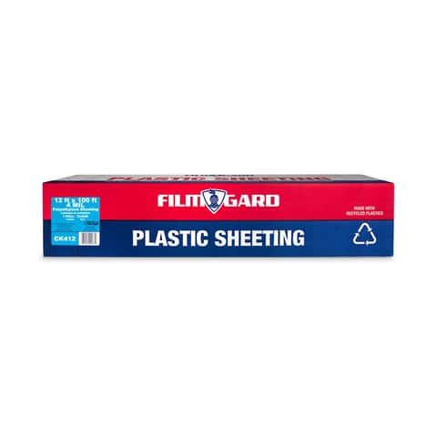 Clear Plastic Sheeting - 4 mil 12' x 100