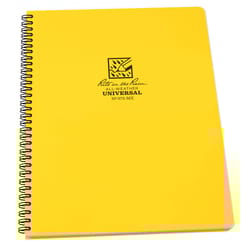 Rite in the Rain 8.5 in. W X 11.25 in. L Wire-O Yellow All-Weather Notebook