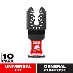 Diablo 1-1/4 in. W Carbide Curved Contact Edge Oscillating Blade General Purpose Cuts 10 pk