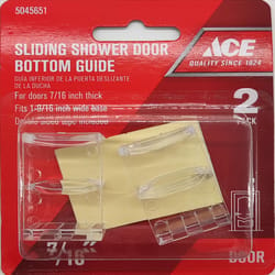 Ace 5.4 in. H X 1 9/16 in. W White Shower Door Bottom Guide