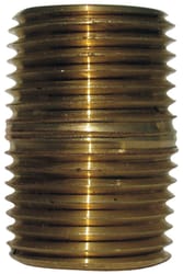 JMF Company 3/8 in. MPT Brass Close Nipple