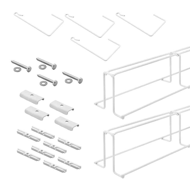 PrimeLine White Metal Ceiling Storage Rack Ace Hardware