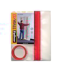 Zipwall  ZipDoor  4 ft. W x 8 ft. L Plastic  Sheeting  1 pk 