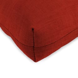 Jordan Manufacturing Red Polyester Chair Cushion