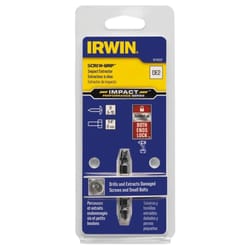 Irwin Impact SCREW-GRIP .15 in. S M2 High Speed Steel Double-Ended Screw Extractor 2 in. 1 pc