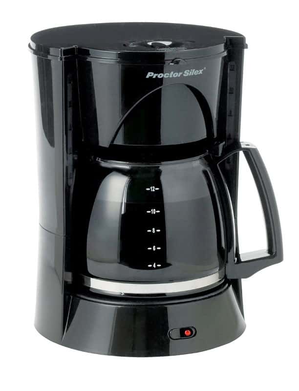 Proctor Silex 12 cup Black Coffee  Maker  Ace  Hardware 