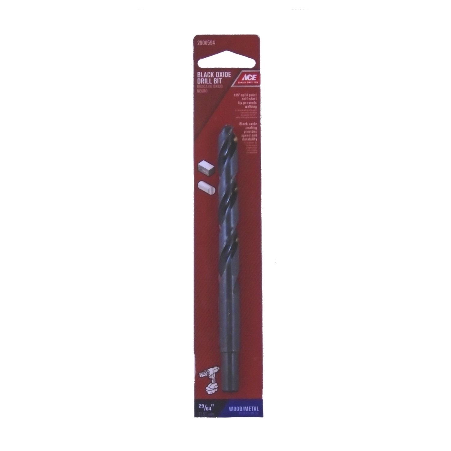 Ace 31/64 in. X 5-7/8 in. L High Speed Steel Drill Bit 1 pc