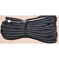 Work Hose 50 ft. L X 1/4 in. D Flexible EPDM Rubber Air Hose 400 psi Black