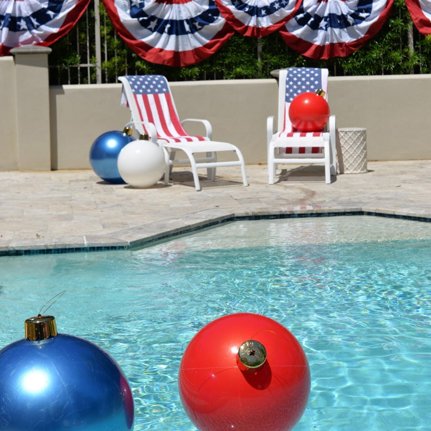 Holiball Classic Red 18 in. Inflatable