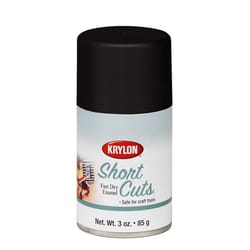 Krylon Short Cuts Flat Black Craft Spray Paint 3