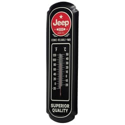 Open Road Brands Jeep Automotive Wall Thermometer Embossed Metal 1 pc