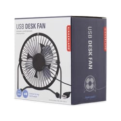 Kikkerland 6 in. H Desktop Fan