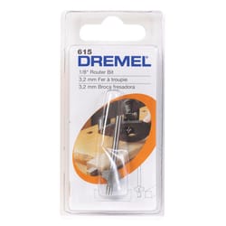 Dremel 1/8 in. D X 1/8 in. X 2-3/4 in. L High Speed Steel 2-Flute Corner Rounding Router Bit