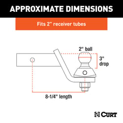 CURT Rockerball 2 in. Hitch Ball