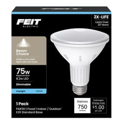 Feit PAR30 E26 (Medium) LED Bulb Daylight 75 Watt Equivalence 1 pk