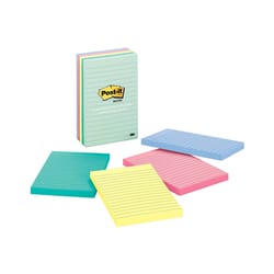 Post-it 6 in. W X 4 in. L Assorted Sticky Notes 5 pad