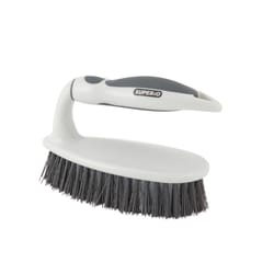 Superio Brand 6 in. W Stiff Bristle Rubber Handle Scrub Brush