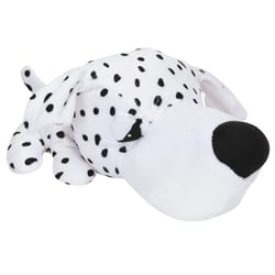 Digger's FatHedz Black/White Plush Dalmation Dog Toy 1 pk