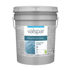 Valspar  Contractor Professional  Flat  Basic White  Acrylic Latex  Paint  5 gal. 