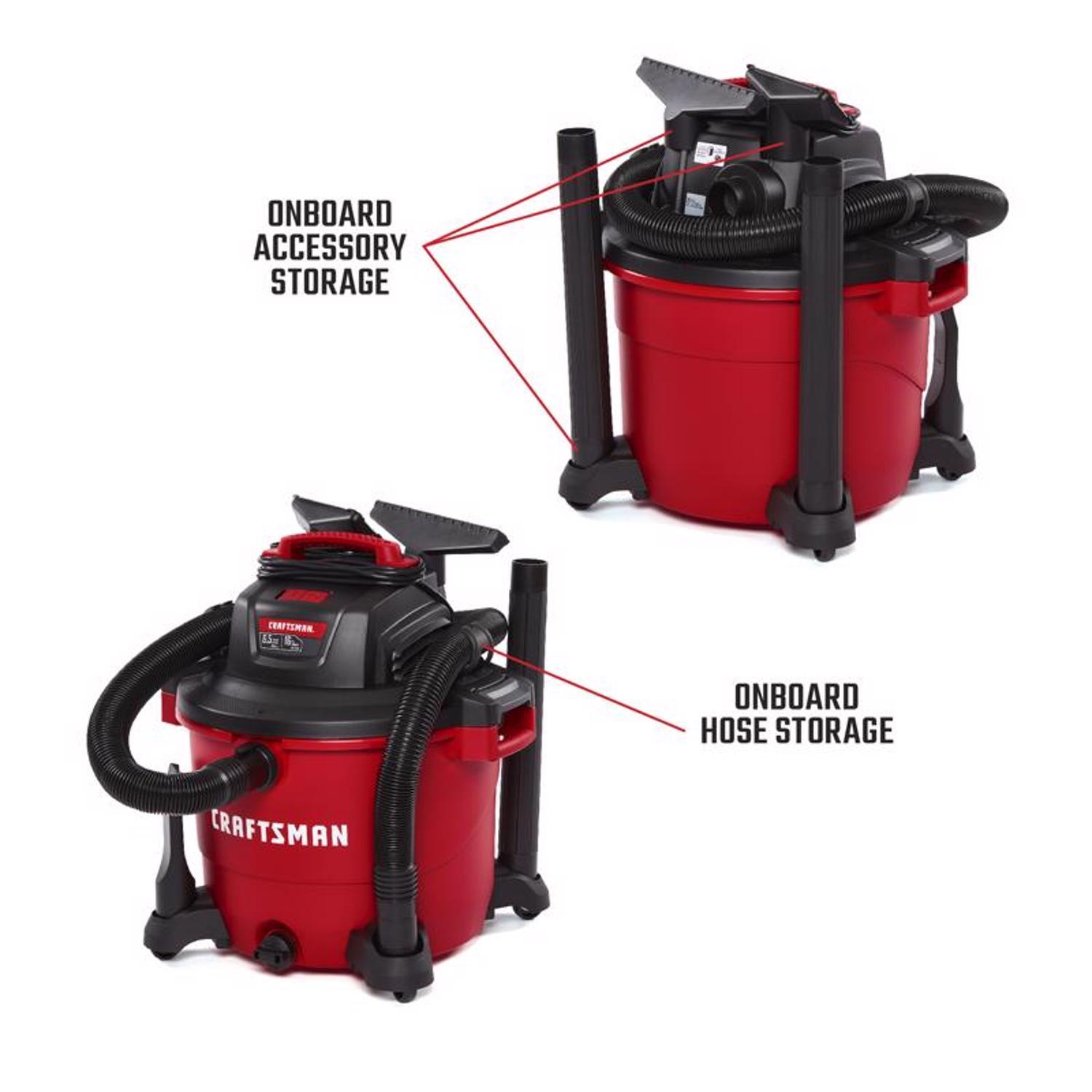 VOTI CRAFTSMAN CMXEVBE17595 16 Gallon 6.5 Peak HP Wet/Dry store Vac, Heavy-Duty Shop V