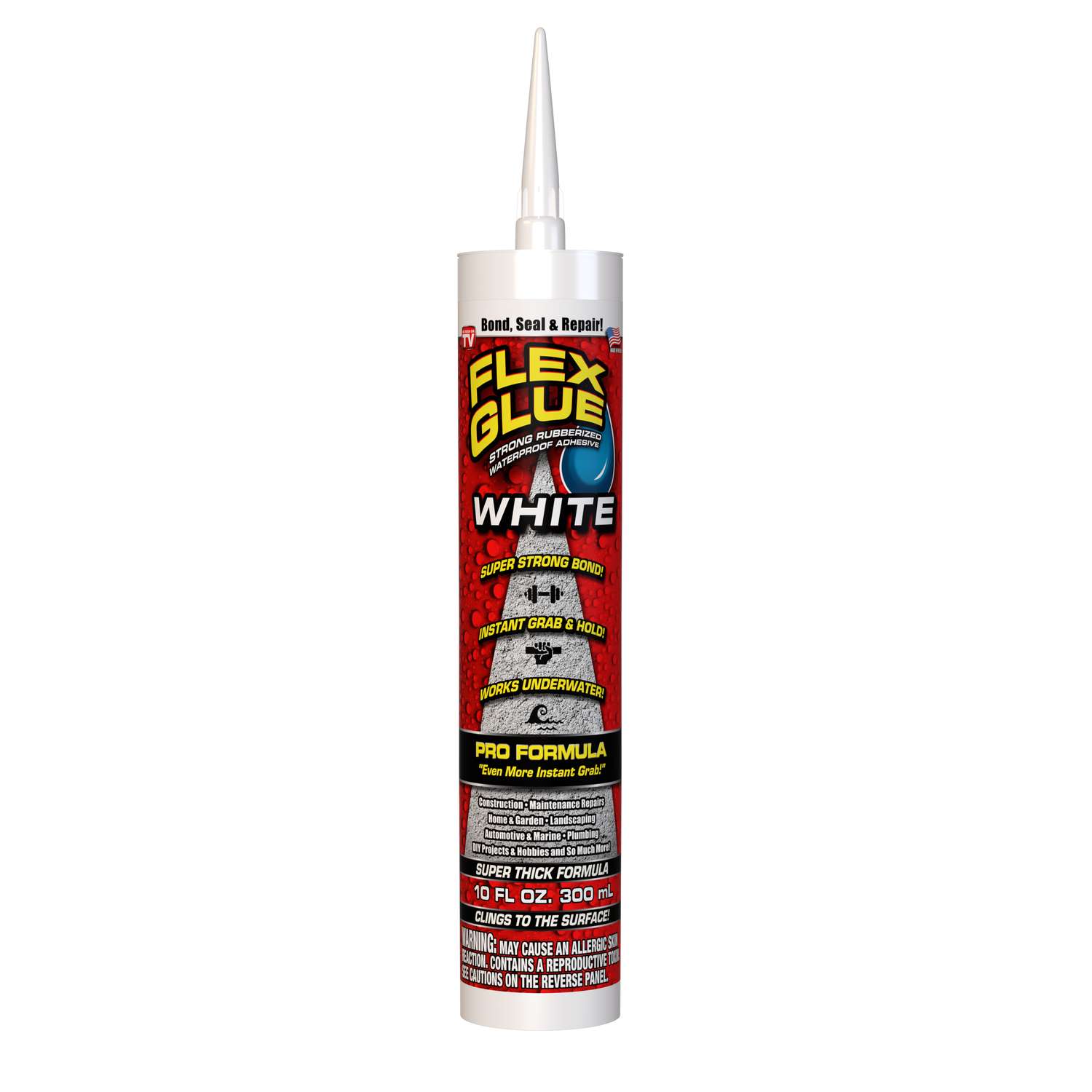 Flex Glue Pro White Rubberized Waterproof Adhesive 10 oz. Ace Hardware