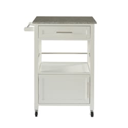 Linon Home Decor Classic 18 in. W X 27 in. L Rectangular Kitchen Cart