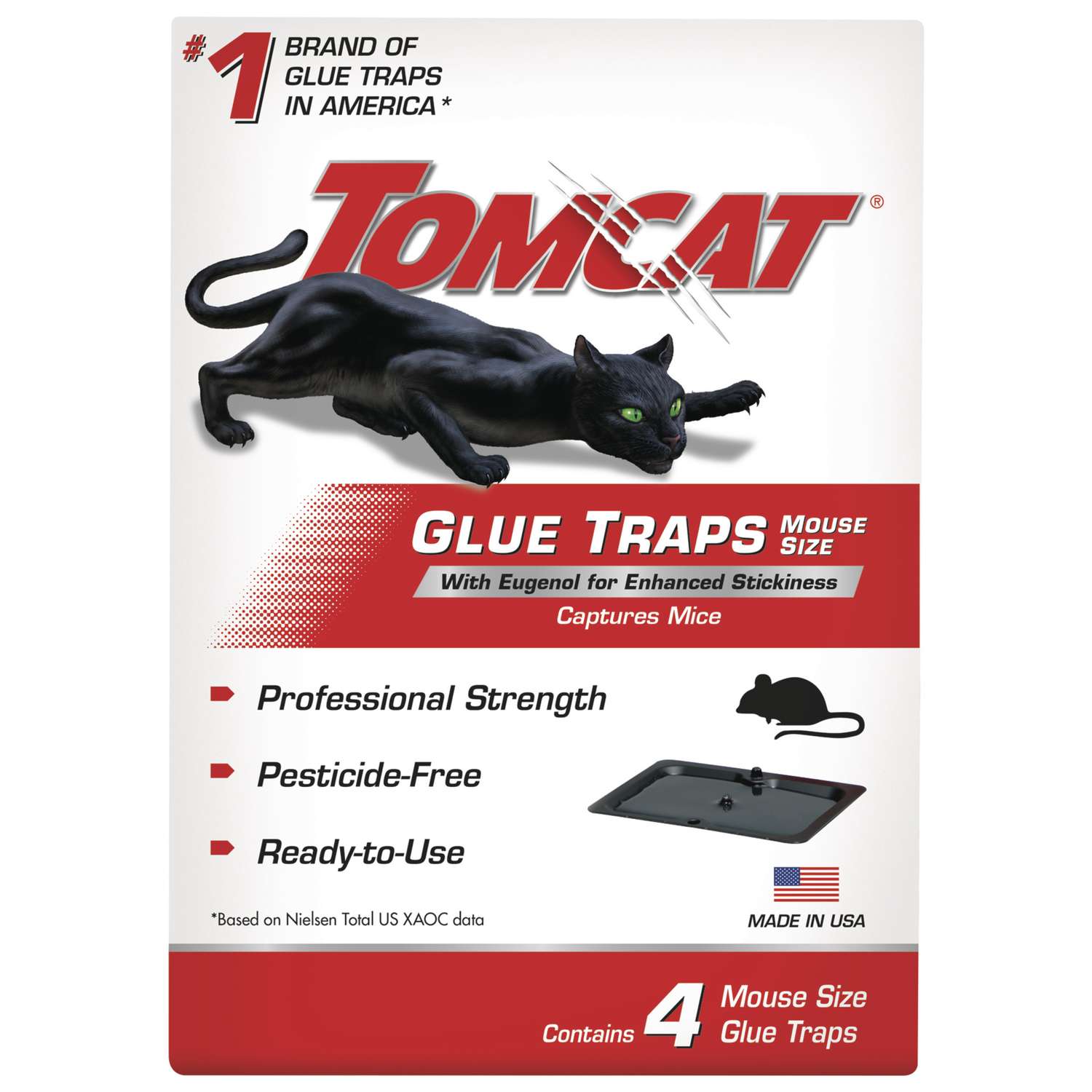 Tomcat Small Glue Trap For Mice 4 pk - Ace Hardware