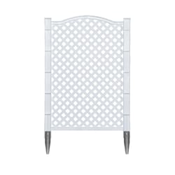 Barrette Outdoor Living 32 in. W X 3.9 ft. L White Vinyl Lattice Panel