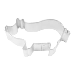 R&M International Corp 2 in. W X 4 in. L Pig Cookie Cutter Silver 1 pc