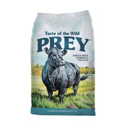 Taste of the Wild Prey All Ages Angus Beef Dry Dog Food Grain Free 25 lb