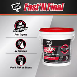 DAP Fast 'N Final Ready to Use White Lightweight Spackling Compound 1 gal