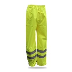 Boss Hi-Vis Yellow Polyester Rain Pants XXL