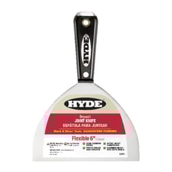 Hyde  Black and Silver  High Carbon Steel  Joint Knife  0.63 in. H x 6 in. W x 8.5 in. L 