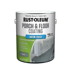 Rust-Oleum Porch & Floor Satin Pewter Porch and Floor Paint+Primer 1 gal