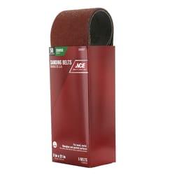 Ace 21 in. L X 3 in. W Aluminum Oxide Sanding Belt 50 Grit Coarse 5 pc