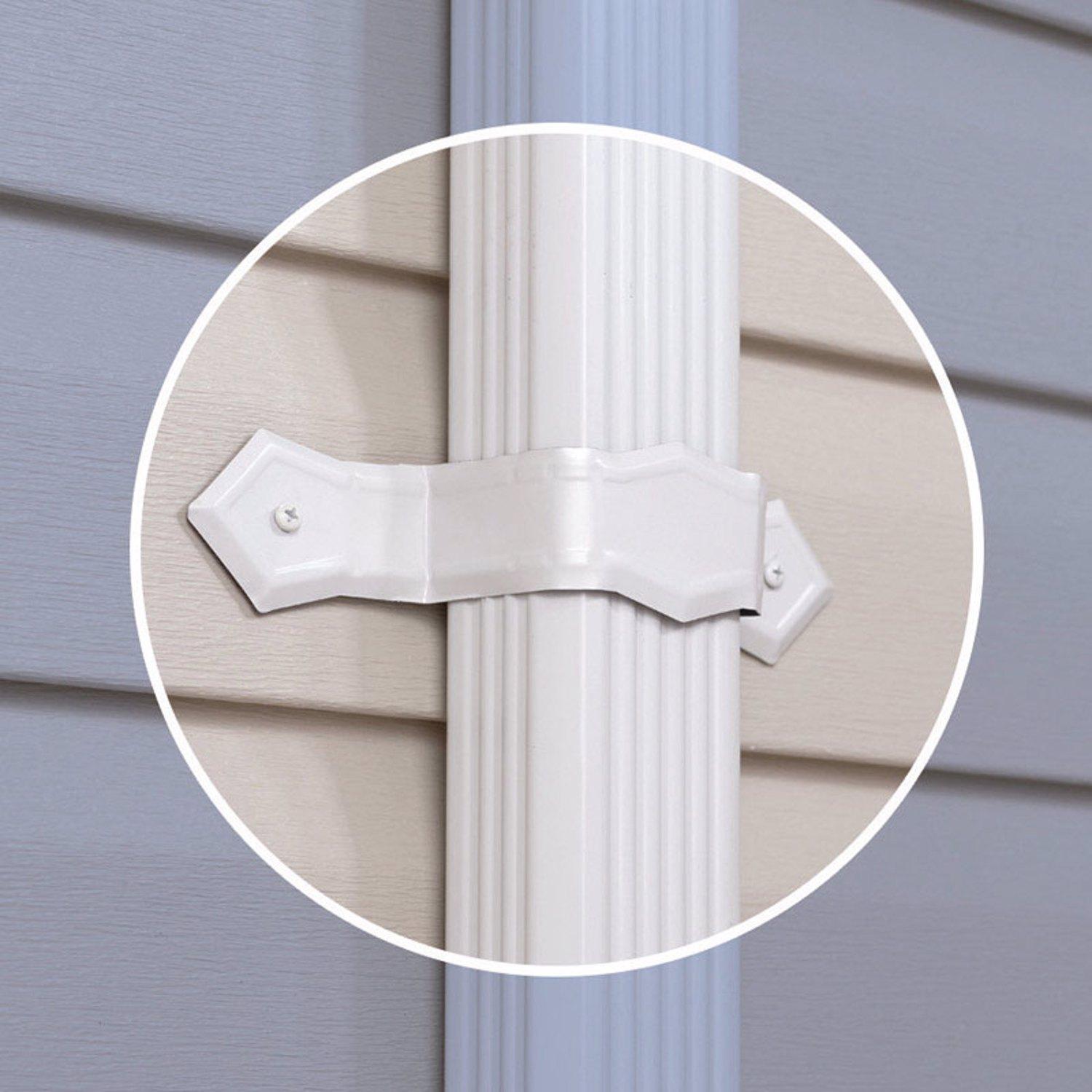 Amerimax 0.25 in. H X 2 in. W X 13.5 in. L White Aluminum K