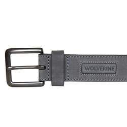 Wolverine Leather Floorhand Work Belt 1.5 in. W Gravel Gray