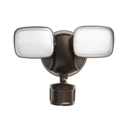 Feit Electric Motion-Sensing Hardwired LED Bronze Security Floodlight