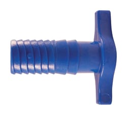 Apollo Blue Twister 1 in. Insert in to X 1 in. D Insert Acetal Plug