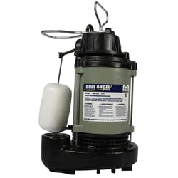 Wayne Blue Angel 1/2 HP 5,220 gph Cast Iron Vertical Float Switch AC Submersible Sump Pump