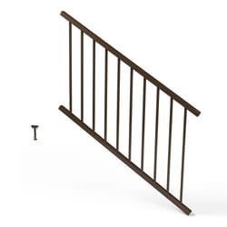 Fortress Building Products Inspire Railing 32.5 in. H X 48 in. W X 2 in. L Aluminum Stair Rail Panel