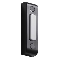 Heath Zenith Black Metal/Plastic Wired Pushbutton Doorbell