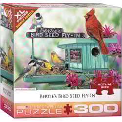 Eurographics Bertie's Bird Seed Fly-In Jigsaw Puzzle Multicolored 300 pc