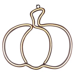 Sienna Orange 10 in. LED Prelit Wall Decor