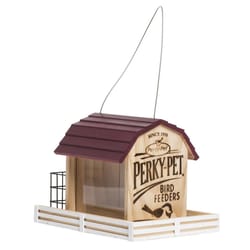 Perky-Pet Wild Bird 2 lb Wood Chalet Bird Feeder 2 ports