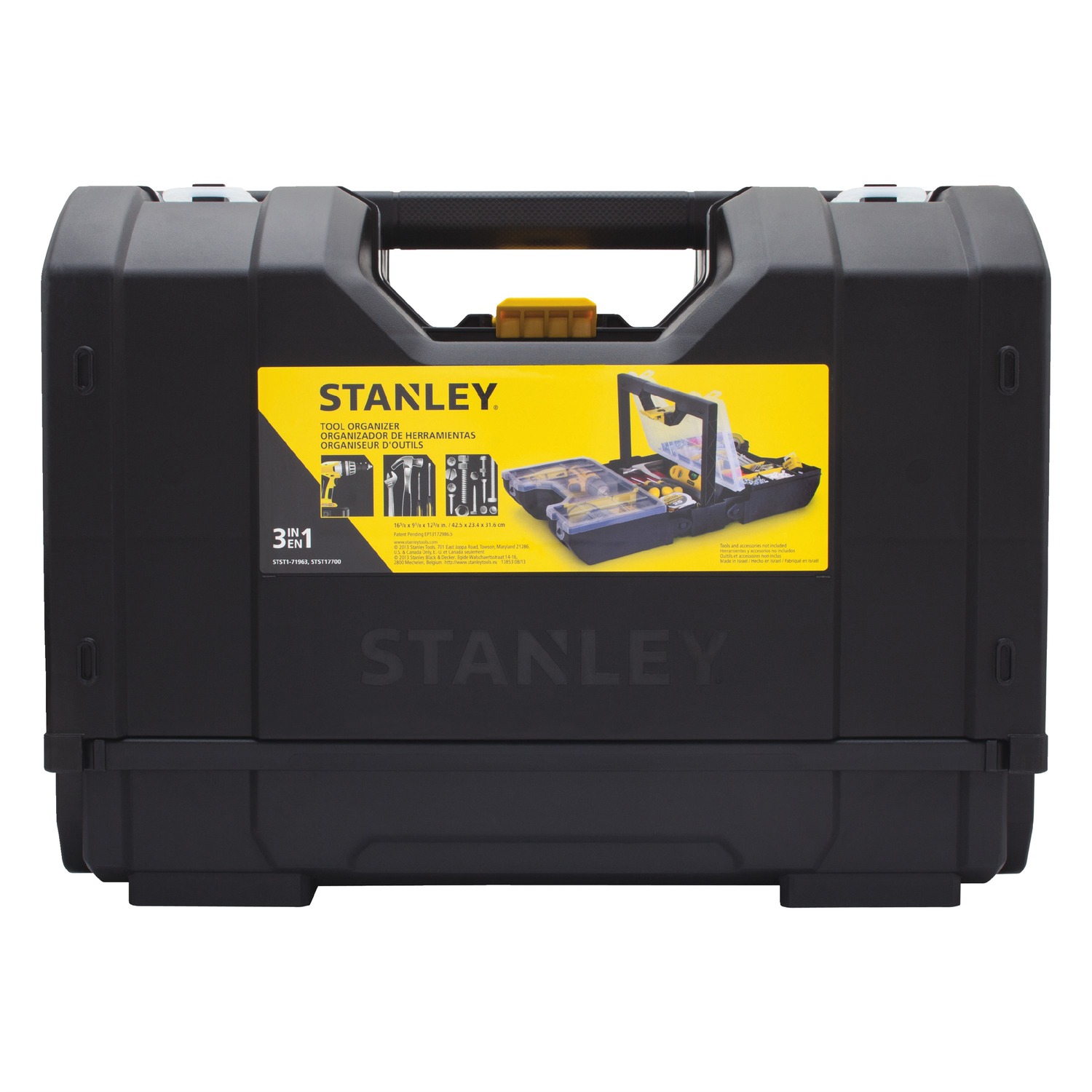 Photos - Tool Box Stanley 16.8 in.  Organizer Yellow/Black STST17700 