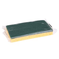 Boardwalk Medium Duty Scrubber Sponge For All Purpose 6-1/10 in. L 1 pk
