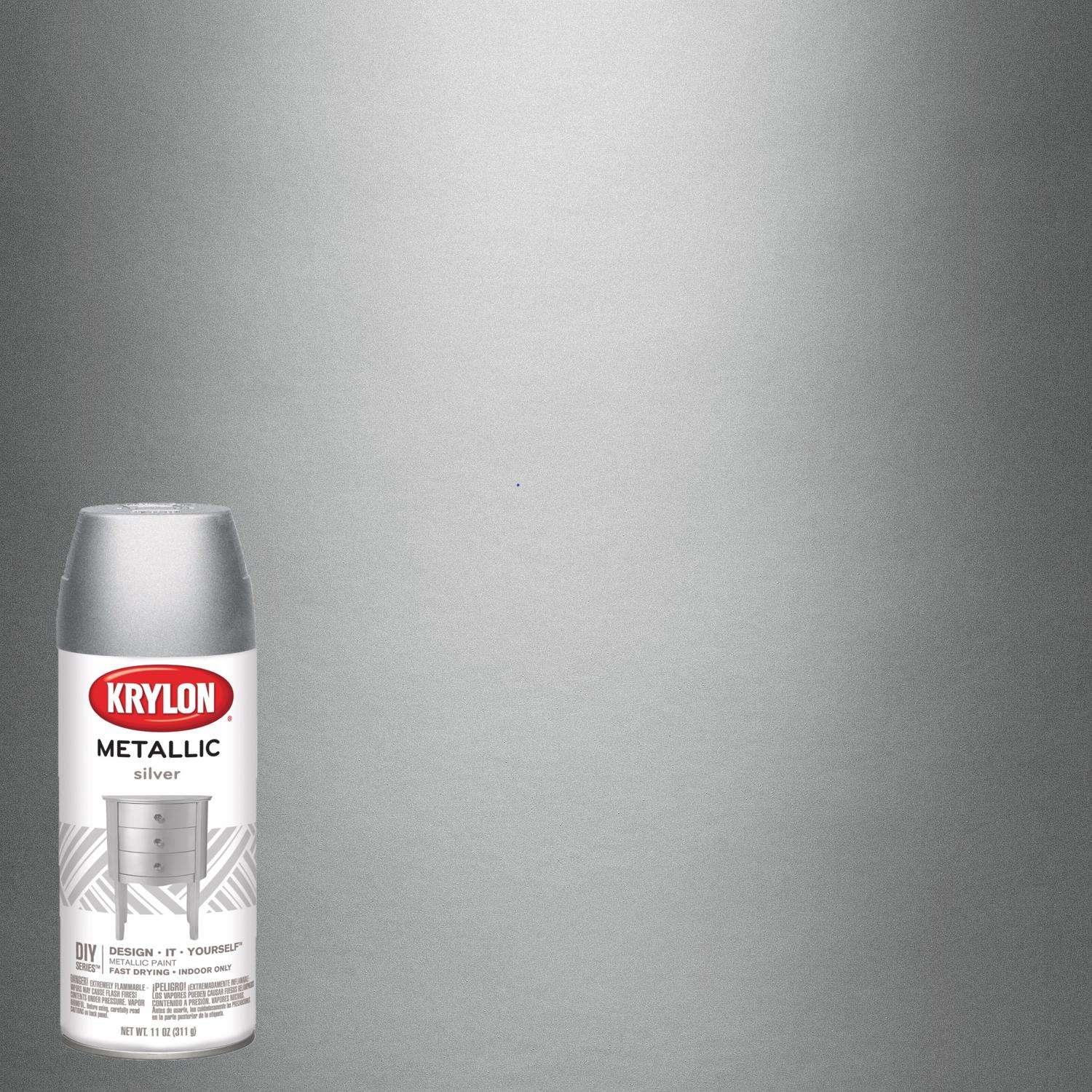 Krylon Brilliant Silver Metallic Spray Paint 11 oz - Ace Hardware