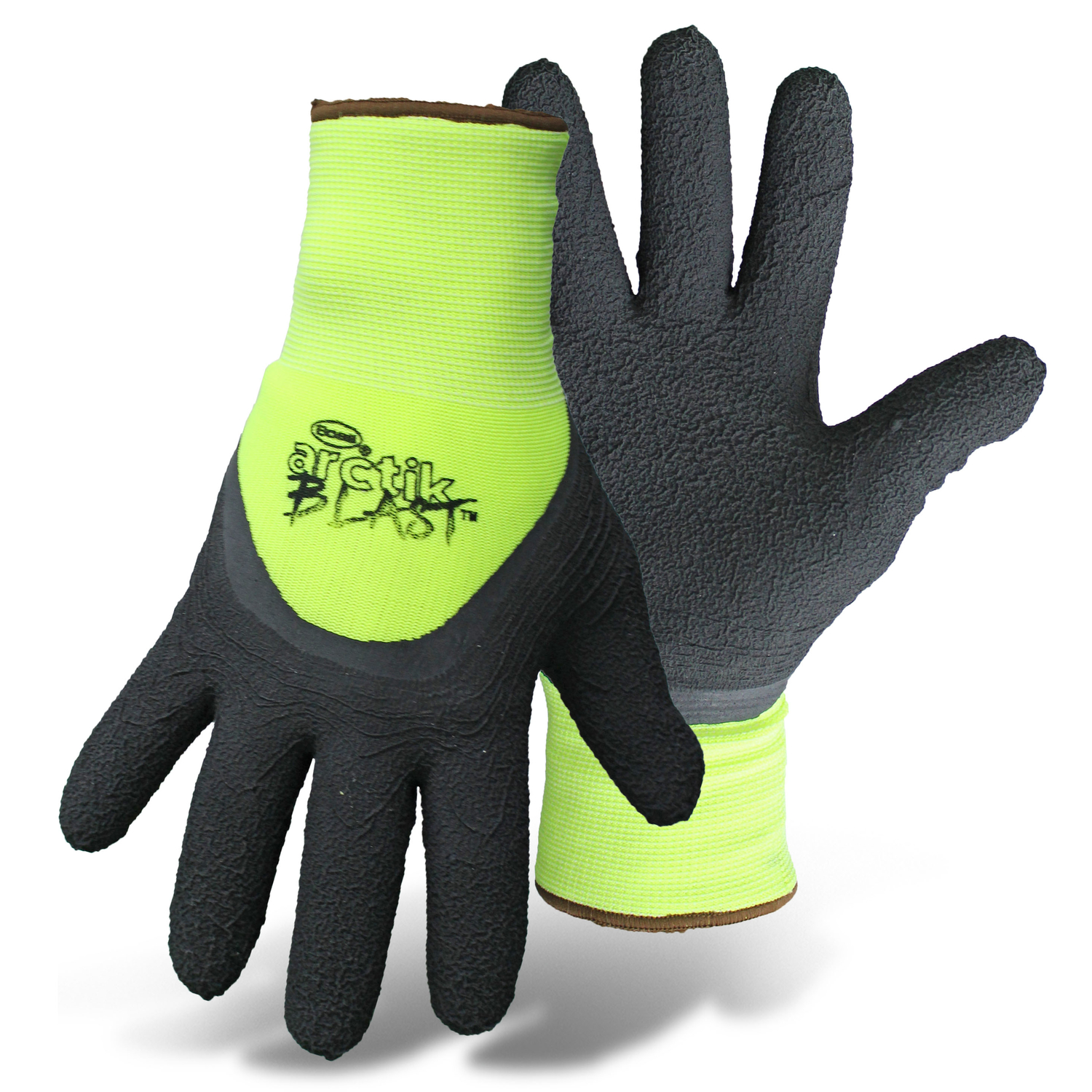 Wonder Grip WG510HVXL Extra Large Orange High Visibility Nitrile Palm Gloves  